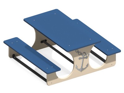 Стол со скамьями Береговая симфония