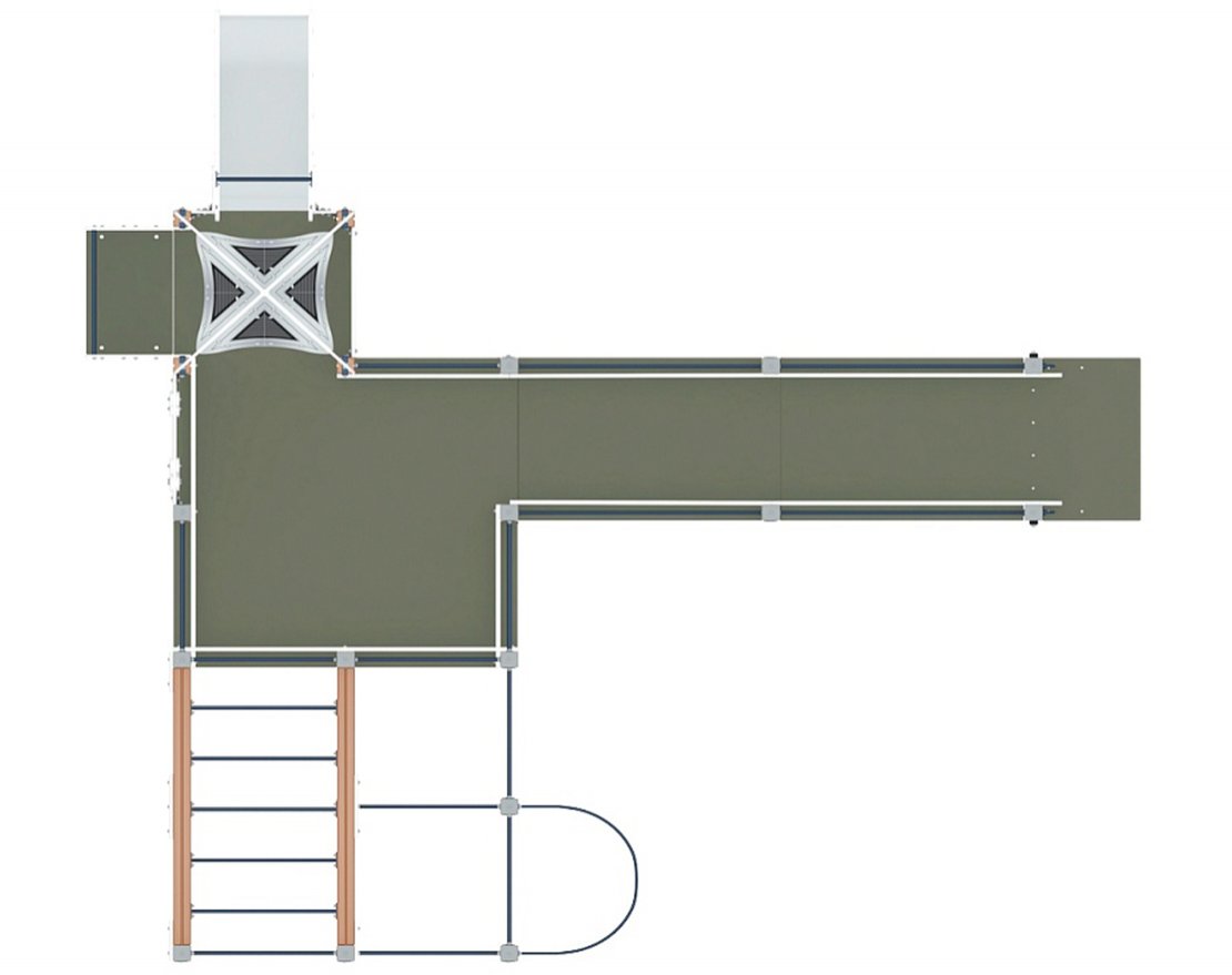 Горка Лунная база-4 h=750 - вид 3